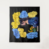 Tenture L'autonomisation des femmes inspire une affirmatio (Devant)