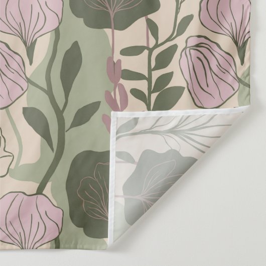 Tenture "Lavender Fern Whimsy" (Détail)