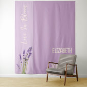 Tenture Lavender Love Mariage (En situation)