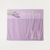 Tenture Lavender Love Mariage (Devant (Horizontal))