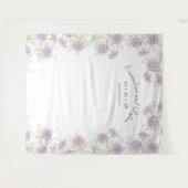 Tenture Lavender Purple Rose Wedding Photo Backdrop (Devant (Horizontal))