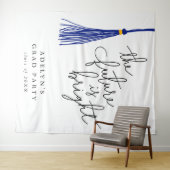 Tenture L'avenir est bleu clair Tassel moderne (En situation (horizontale))