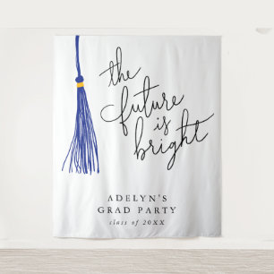 Tenture L'avenir est bleu clair Tassel moderne