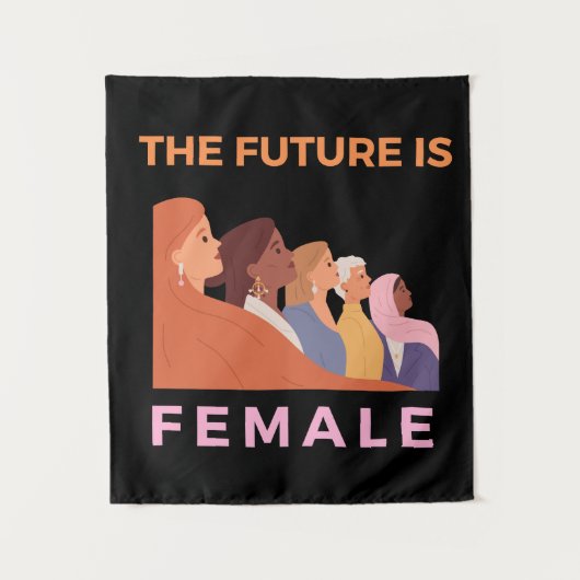 Tenture L'Avenir Est Féminin (Devant)