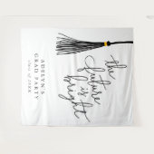 Tenture L'Avenir Est Lumineux Noir Tassel Moderne (Devant (Horizontal))