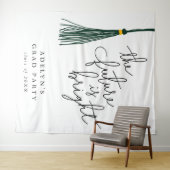 Tenture L'Avenir Est Vert Brillant Tassel Moderne (En situation (horizontale))