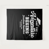 Tenture L'Aventure Commence Fond de fête de remise de dipl (Devant (Horizontal))