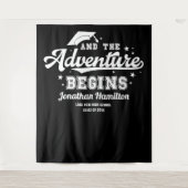 Tenture L'Aventure Commence Fond de fête de remise de dipl (Devant)
