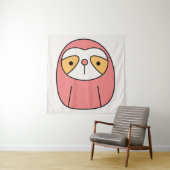 Tenture Lazy Sloth (En situation)