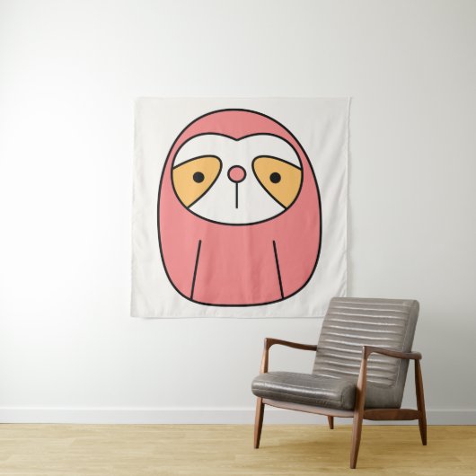 Tenture Lazy Sloth (En situation)