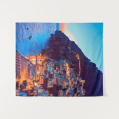 Tenture ldp POSITANO Côte Amalfi - coucher de soleil pris  (Devant (Horizontal))