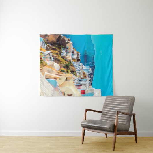 Tenture ldp SANTORINI - panorama - (En situation (horizontale))