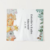Tenture Le Baby shower des animaux des bois (Devant (Horizontal))