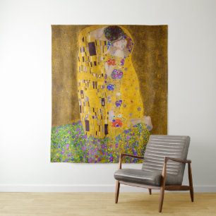 Tenture Le Baiser Gustav Klimt