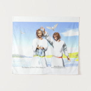 Tenture Le baptême du Christ