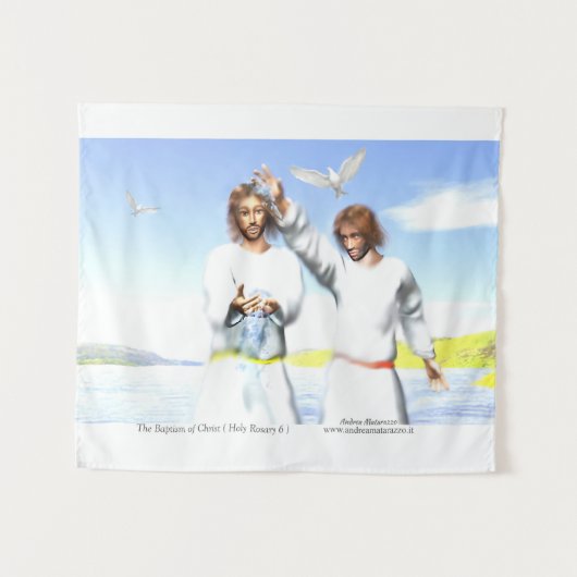 Tenture Le baptême du Christ (Devant (Horizontal))