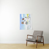 Tenture Le baptême du Christ (En situation)