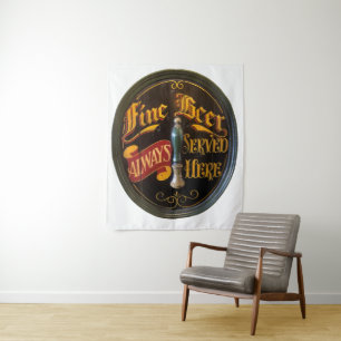 Tenture Le bar traditionnel Real Ale ou le pub de bière