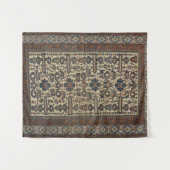 Tenture Le beige Brown du Caucase oriental Turquoise  (Devant (Horizontal))