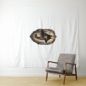 Tenture Le berger allemand 005 (En situation (horizontale))