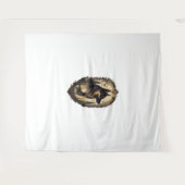 Tenture Le berger allemand 005 (Devant (Horizontal))