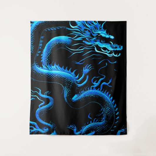 Tenture Le Bleu Dragon (Devant)