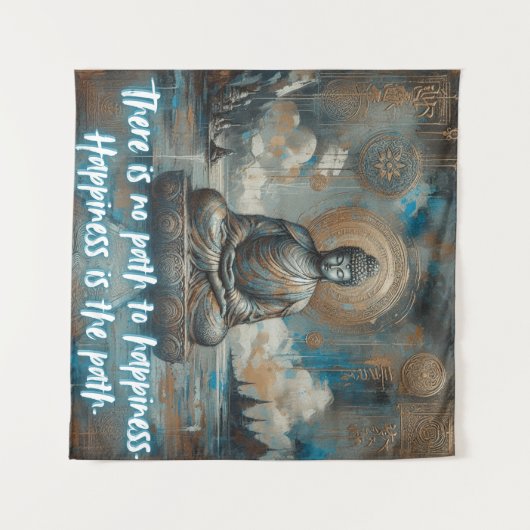 TENTURE LE BONHEUR EST LE CHEMIN (Devant (Horizontal))