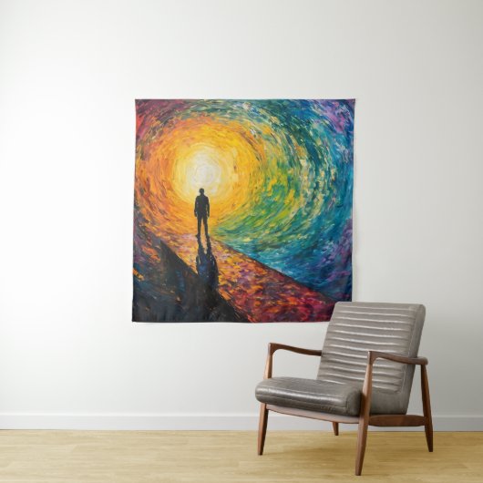 Tenture Le bord de la dimension (En situation)