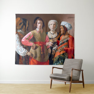 Tenture Le caissier Fortune, La Tour