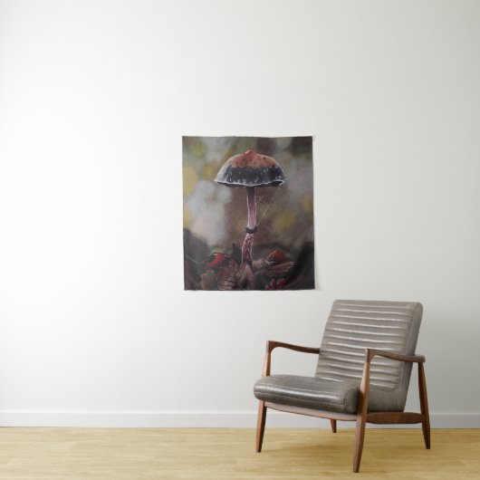 Tenture Le Champignon Blessé (En situation)