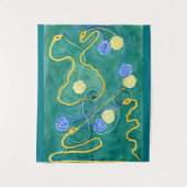 Tenture Le chaos primitif par Hilma af Klint (Devant)