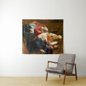 Tenture Le Christ chez Marthe et Marie (En situation (horizontale))