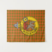 Tenture Le clan antique de tartan de foin Badge la (Devant (Horizontal))