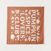 Tenture Le Club Citrouille des amateurs d'épices (Devant (Horizontal))