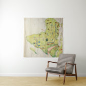 Tenture Le continent de l'Afrique (En situation (horizontale))