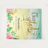 Tenture Le dernier splash Bachelorette Party Contexte (Devant (Horizontal))