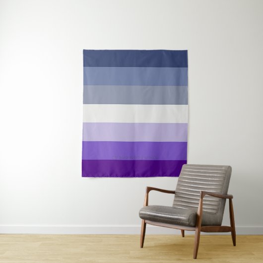 Tenture Le drapeau de la fierté butch lesbienne de Slipper (En situation)