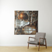 Tenture Le fantôme d'Ember Hollow Halloween (En situation (horizontale))