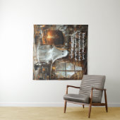 Tenture Le fantôme d'Ember Hollow Halloween (En situation (horizontale))