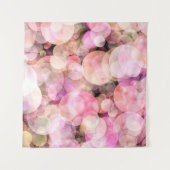 Tenture Le fond de bulles jaune pâle. (Devant)