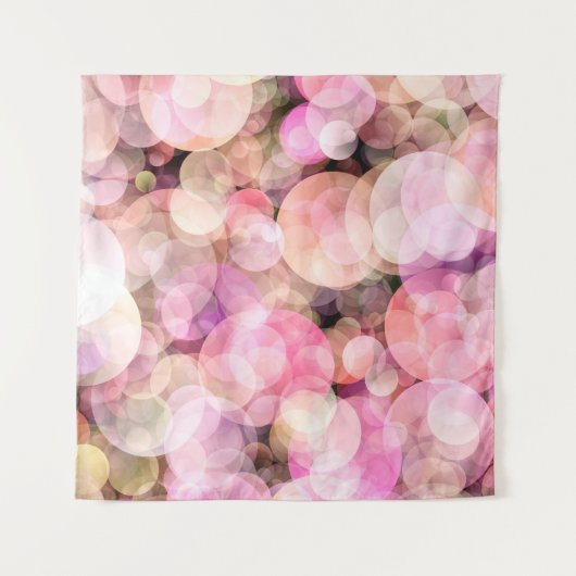 Tenture Le fond de bulles jaune pâle. (Devant)