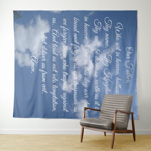 Tenture Le Fond de l'Oraison Dominicale (En situation (horizontale))