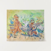 Tenture Le groupe de Cats, Louis Wain (Devant (Horizontal))
