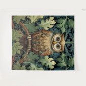 Tenture Le hibou sur un chêne (Devant (Horizontal))
