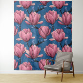 Tenture Le jardin de Magnolia (En situation)
