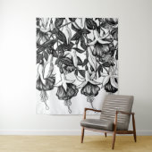 Tenture Le jardin Fuchsia (En situation)