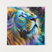 Tenture Le Lion, Roi De Tous Les Chats (Devant)