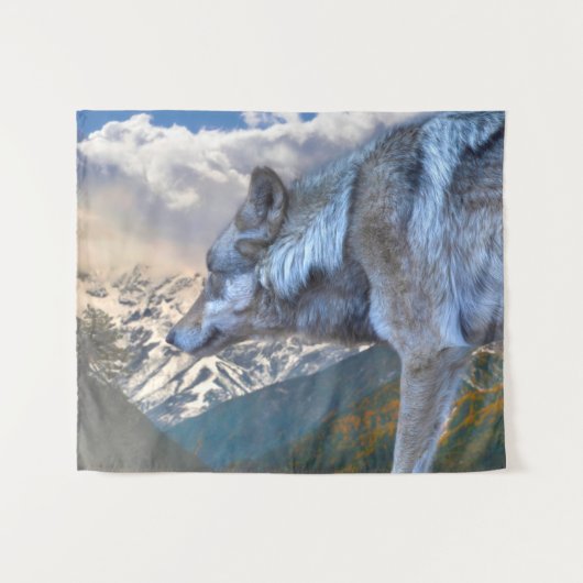 TENTURE LE LOUP SEUL SURPLORE LA LIBERTÉ (Devant (Horizontal))