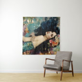 Tenture Le magnifique collage de sirènes (En situation (horizontale))