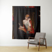 Tenture Le miroir du studio par Albert Henry Collings (En situation)